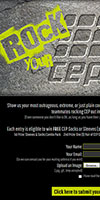website / RockCEP.com / design, layout & functionality for contest entry site with image upload